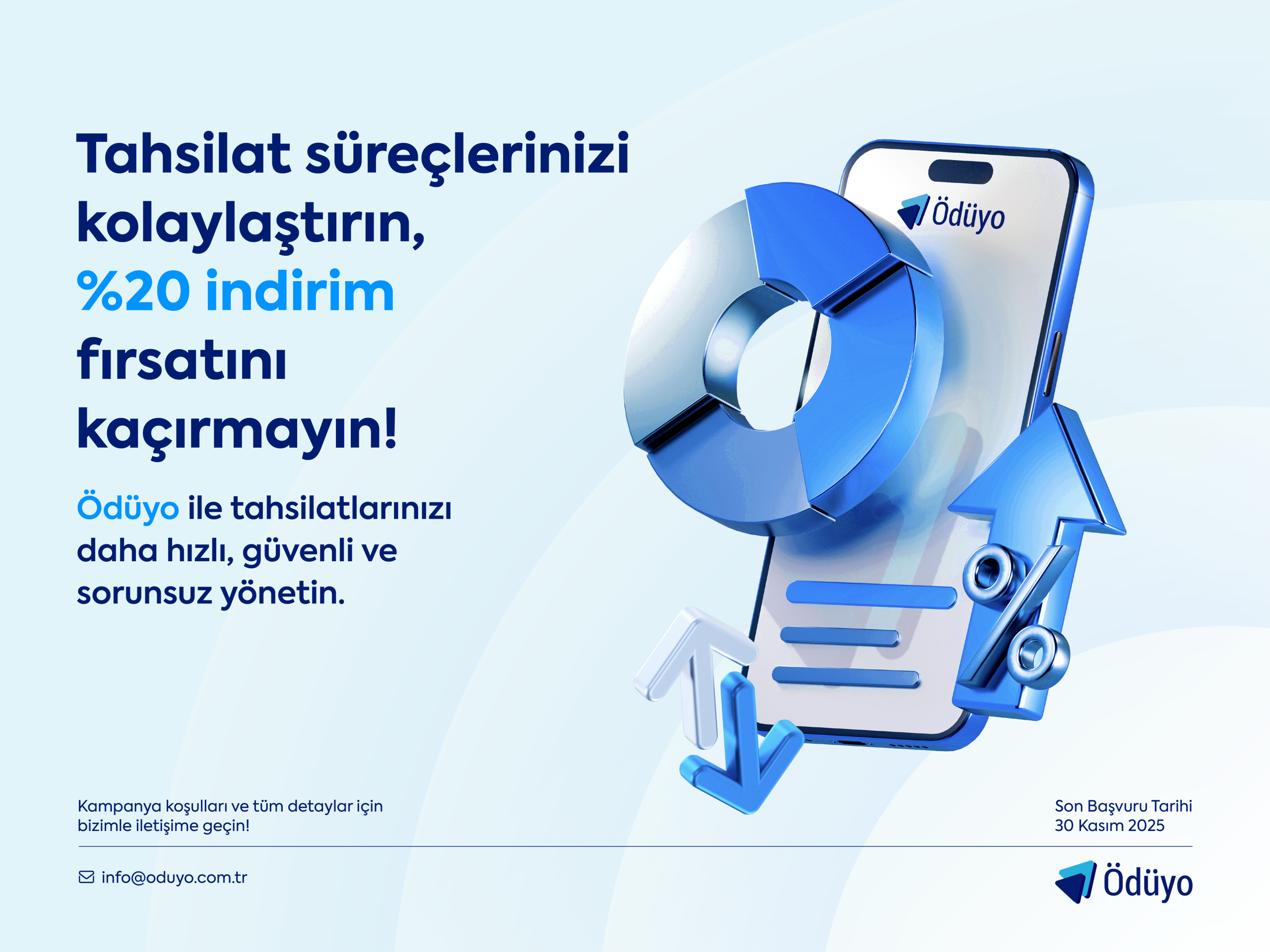 Tahsilat Süreçlerinizi Kolaylaştırın Fırsatı Kaçırmayın-Ödüyo